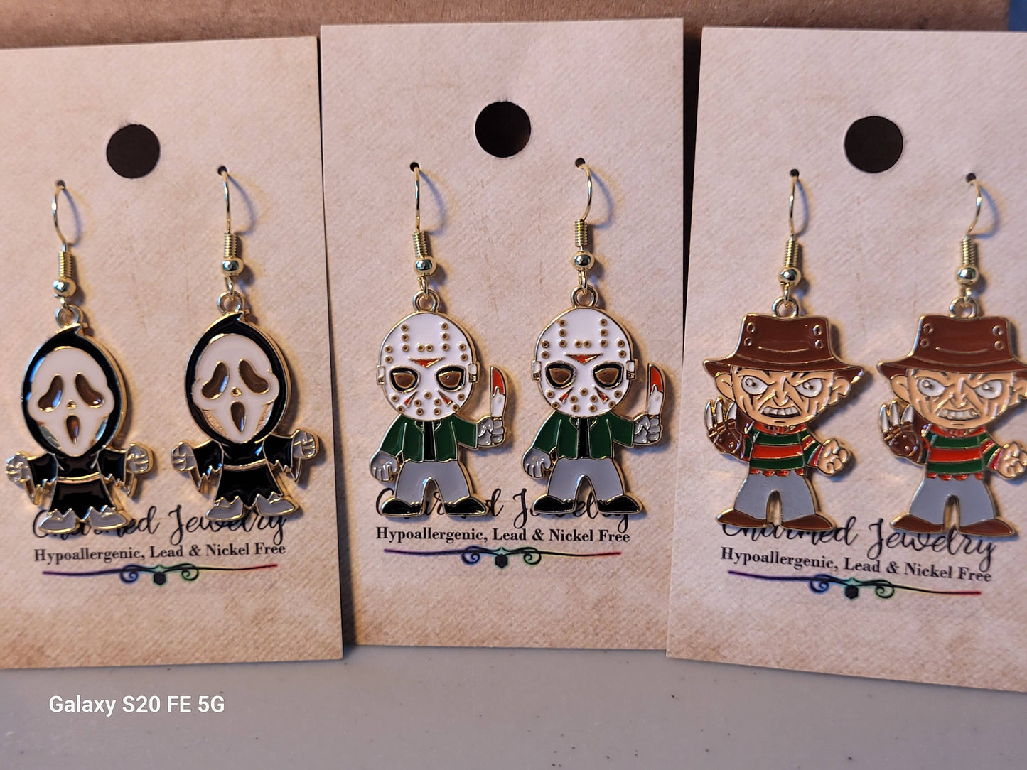 Horror Movie Character Earrings