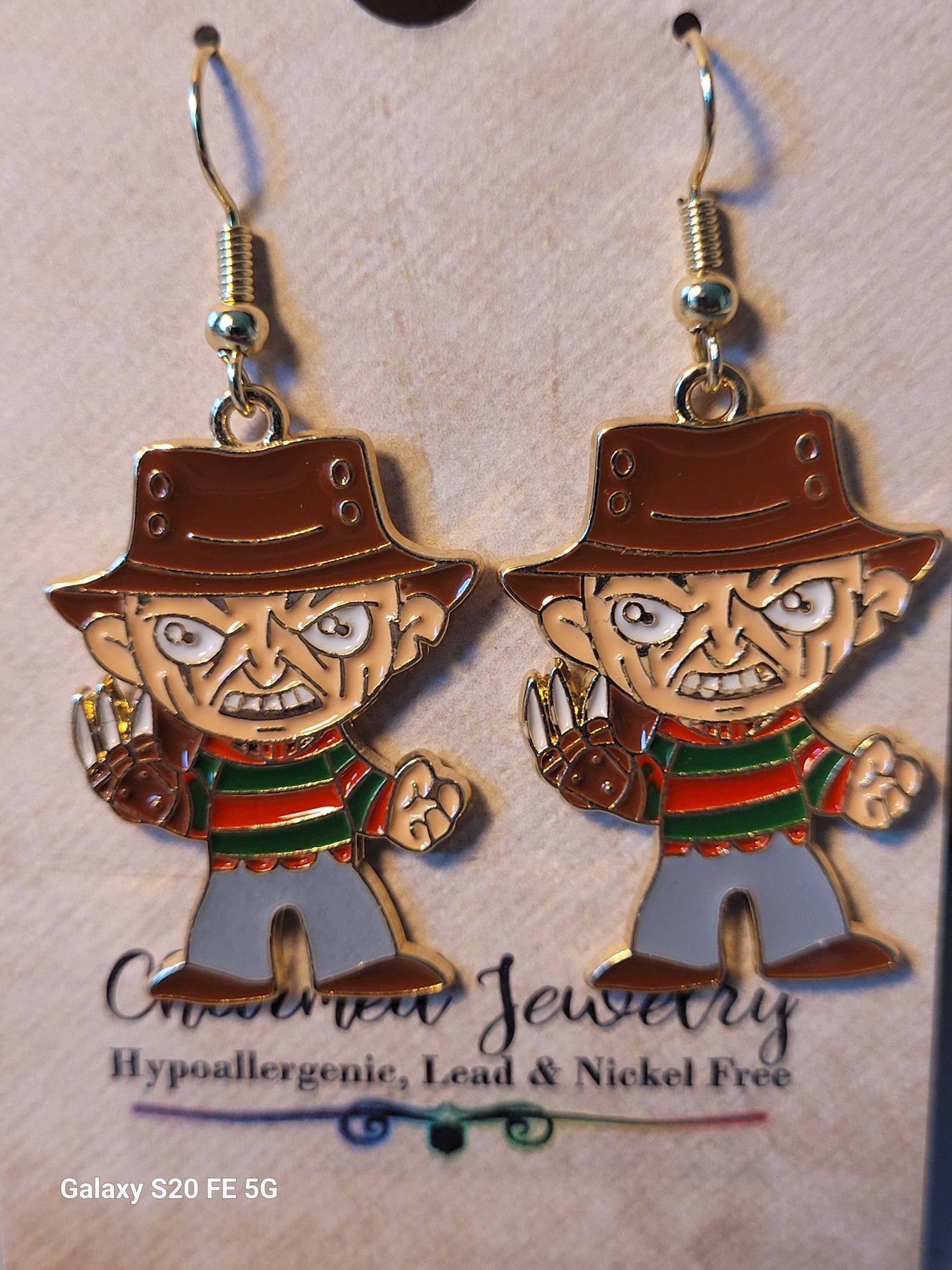 Horror Movie Character Earrings