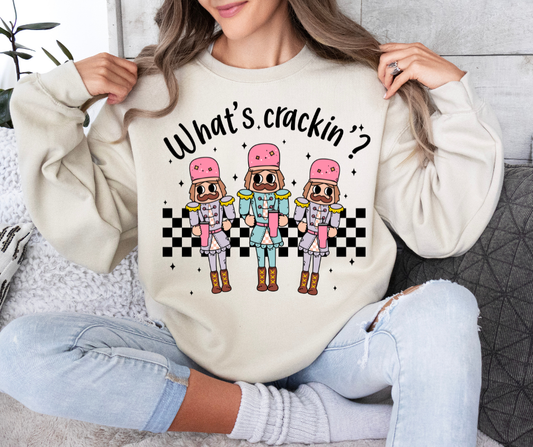 What's Crackin' Christmas Sweatshirt