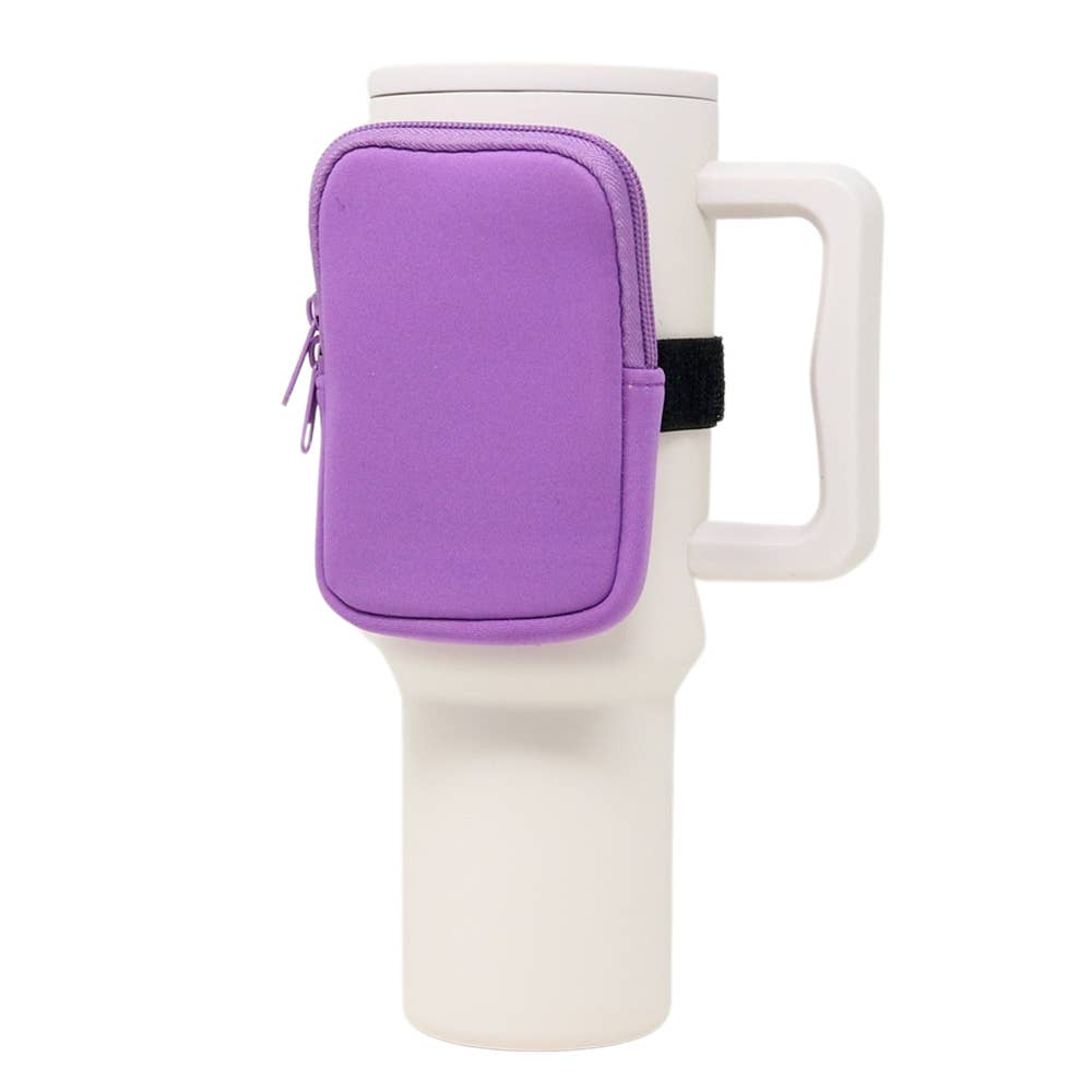 New! Neoprene Tumbler Bag | Solid Purple